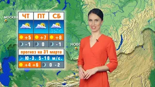 Прогноз погоды на 31 марта в Новосибирске