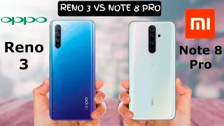 Oppo Reno 3 VS Redmi Note 8 Pro | Comparison|
