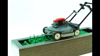 LEGO Lawn Mower Kinetic Sculpture