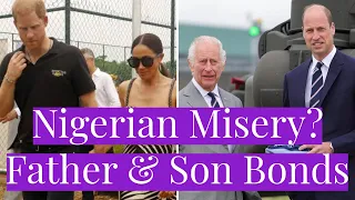 Prince Harry Miserable on Nigeria Trip with Meghan Markle? King Charles & Prince William’s Bond