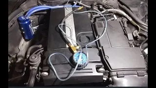 Mercedes C230 03-05 Fuel Pressure Test | Leaking injectors? Clogged fuel filter?