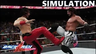 WWE 2K18 SIMULATION: AJ STYLES VS SHINSUKE NAKAMURA | BACKLASH 2018 HIGHLIGHTS