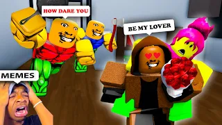 ROBLOX Weird Strict Dad FUNNY MOMENTS | STRANGER FELL IN LOVE WITH MOTHER (PART 2) - HARRY ROBLOX