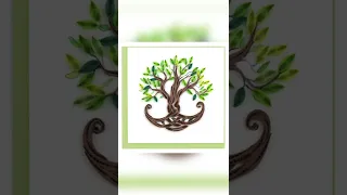 Top 10 design paper quilling "Tree"