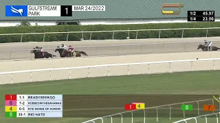 Gulfstream Park Carrera 1 - 24 de Marzo 2022