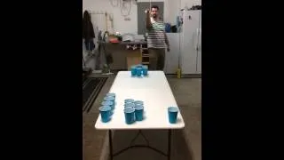 Beer Pong Shot 3 (Slo-Mo)