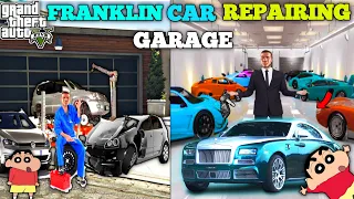 GTA 5 : Franklin Repairing LUXURY ROLLS-ROYCES , LAMBORGHINI CARS In GTA 5 ! | Mods| Waveforce Gamer