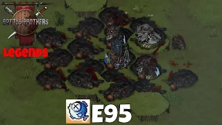 Battle Brothers - E95 Experiment and Solve! - Legends Mod Solo Crusader!