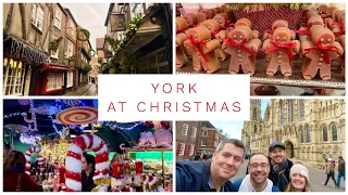 YORK TRAVEL VLOG - CHRISTMAS IN YORK - THE SHAMBLES, BETTY'S TEA ROOMS, CHRISTMAS MARKET