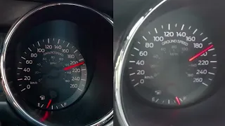 Ford Mustang GT 5.0 Automatic vs manual 100-200 km/h (60-120 mph) acceleration 5.O