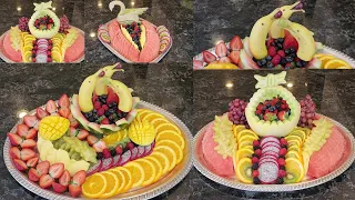 Healthy Fruit Platter #9 | How To Cut And Use A Dragon Fruit