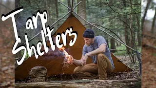 10 Survival Shelter Setups in Under 10 Minutes: Oilcloth Tarp, Lean To, Plow Point, A Frame
