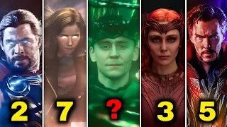 Top 10 Most Powerful Superheroes in the MCU | Updated List