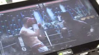 Real Boxing running on a Nvidia Tegra 4 reference tablet