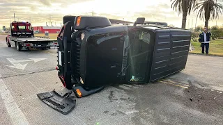 Jeep Wrangler ROLLOVER!!