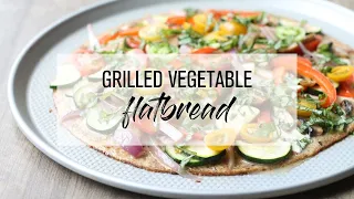 Garlic Butter Grilled Vegetable Flatbread