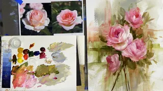 Adding Visual Depth to Your Rose Paintings