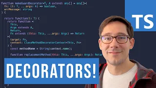 Decorators! Coming in TypeScript 5