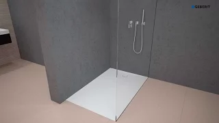 Geberit Shower surface Setaplano - Installation