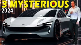 Elon Musk Reveals 3 NEVER SEEN Tesla Models Design in 2024, Will Hit The Market Soon!