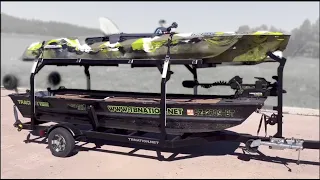 Kayak /Jon Boat Combo Trailer - built from scratch!