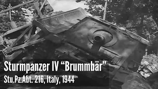 Sturmpanzer IV Brummbär Destroyed in Italy