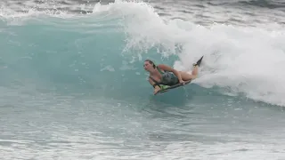 Bodyboarding @Honl's Kona, Big Island Hawaii.