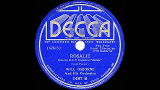 1937 Will Osborne - Rosalie (Will Osborne, vocal)