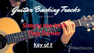 Simply the best - Tina Turner (Guitar Backing Tracks)