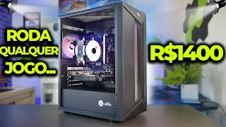 PC GAMER DE R$1400 PRA RODAR QUALQUER JOGO, MONTAGEM COM XEON E TESTES 2023! (semana 04)