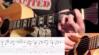 Blackbird by Alter Bridge | Intro Acoustic Guitar Lesson (With Tabs)