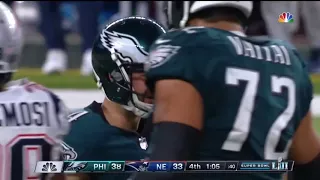 Jake Elliott 46 Yard Field Goal - Merrill Reese's Call - Super Bowl LII 720p 60fps