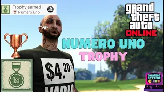 Numero Uno Trophy #gtavonline #gtav #gta5 #gtashorts #numerounotrophy #howtogetnumerounotrophy #gta