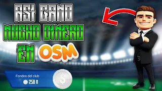 😱 TRUCO Como ganar MUCHO DINERO en OSM 2020 | ✅ FUNCIONA | Online Soccer Manager