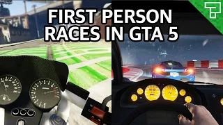 FIRST PERSON RACING - GTA 5 Online Cunning Stunts DLC Races (No Commentary)