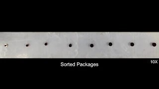 Microfluidic Droplet Package Sorting by Ferrobots
