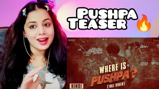 Where is Pushpa? | Pushpa 2 - The Rule 🔥 | Teaser | Allu Arjun | Sukumar | Fahadh | Reaction