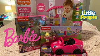 Little People Barbie Collection Little DreamHouse unboxing and review