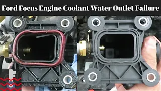 Ford Focus (2012-2018) Coolant Leak Repair: Replacing Faulty Engine Coolant Water Outlet