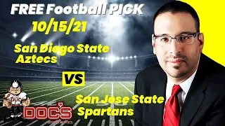 Free Football Pick San Diego State Aztecs vs San Jose State Spartans, 10/15/2021 College Football