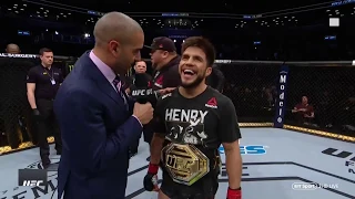 "This victory was for the flyweights!" - Henry Cejudo stops TJ Dillashaw at UFC Brooklyn