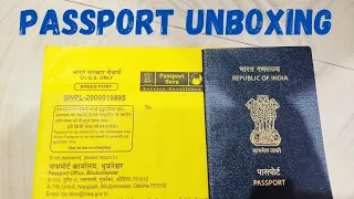 Indian Passport 2024 Unboxing🔥| Finally I Got My Passport | New Look of Indian Passport | E-Passport