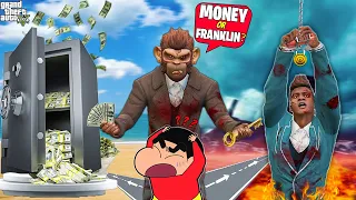 Shinchan Will Choose FRANKLIN Or MONEY? | GTA 5