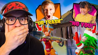 I Played against the FUNNIEST KIDS EVER! (Fortnite)