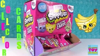 Shopkins Collector Cards NEW Season 5 & 6 Blind Bag Figure Opening | PSToyReviews