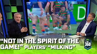 "No doubt teams do it" Players "staying down" in the spotlight | NRL 360 | Fox League