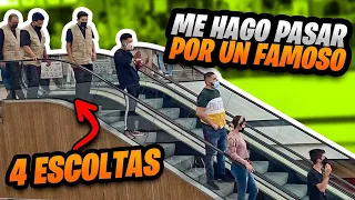 ME HAGO PASAR POR  FAMOSO CON 4 ESCOLTAS * la policía interviene? *