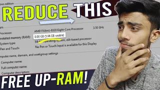 How to Free Up System Unwanted RAM Uses! Optimize Ram For Best Performance