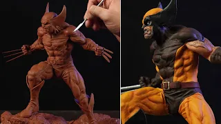 Sculpting WOLVERINE Brown Costume | X-Men Comics Version