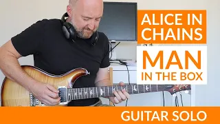 How to Play "Man In The Box" Guitar Solo by Alice In Chains | Jerry Cantrell Guitar Lesson